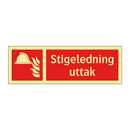Stigeledning uttak