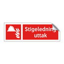 Stigeledning uttak