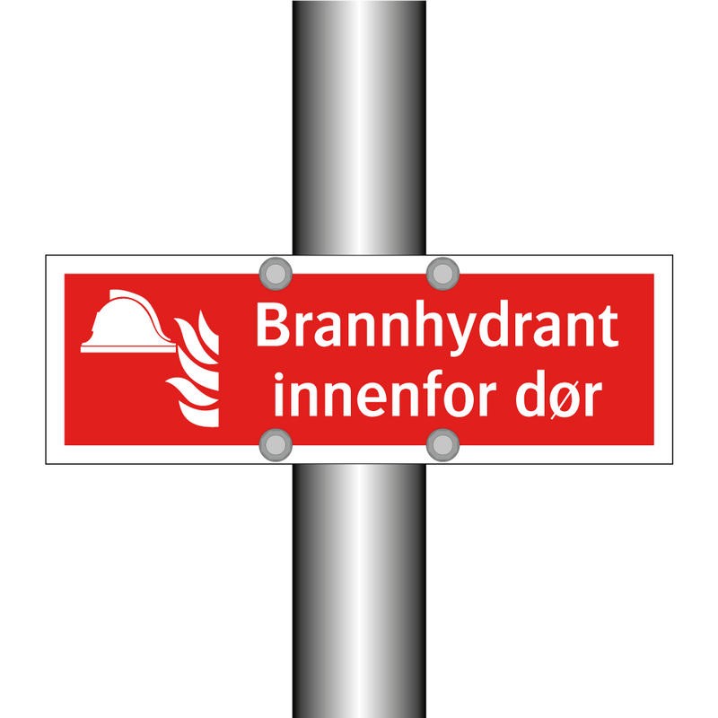 Brannhydrant innenfor dør