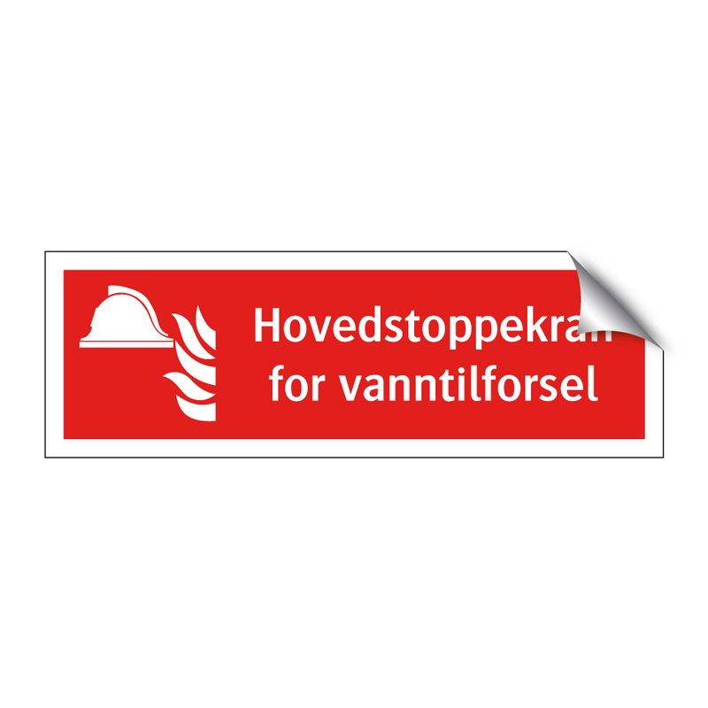 Hovedstoppekran for vanntilforsel & Hovedstoppekran for vanntilforsel