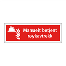 Manuelt betjent røykavtrekk
