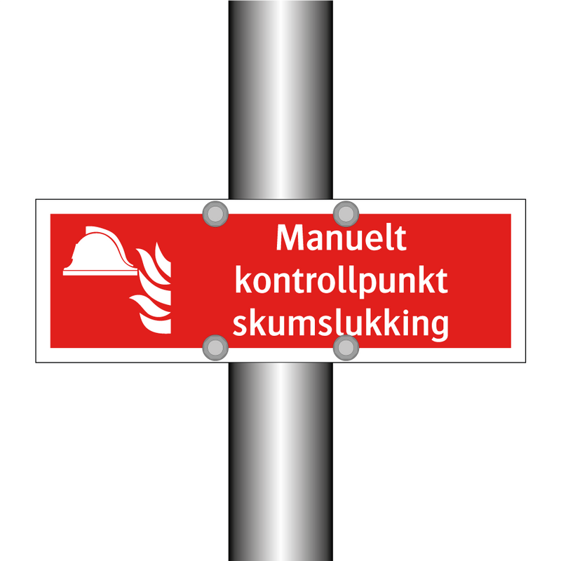 Manuelt kontrollpunkt skumslukking & Manuelt kontrollpunkt skumslukking