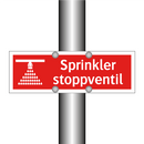 Sprinkler stoppventil