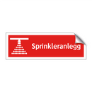 Sprinkleranlegg