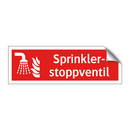 Sprinklerstoppventil
