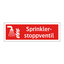 Sprinklerstoppventil
