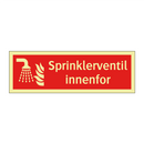 Sprinklerventil innenfor
