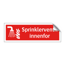 Sprinklerventil innenfor