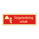 Stigeledning uttak