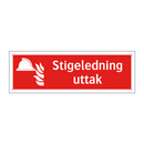 Stigeledning uttak