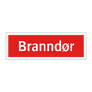 Branndør