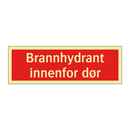 Brannhydrant innenfor dør