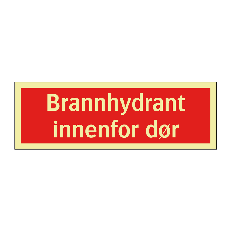 Brannhydrant innenfor dør & Brannhydrant innenfor dør & Brannhydrant innenfor dør