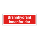 Brannhydrant innenfor dør