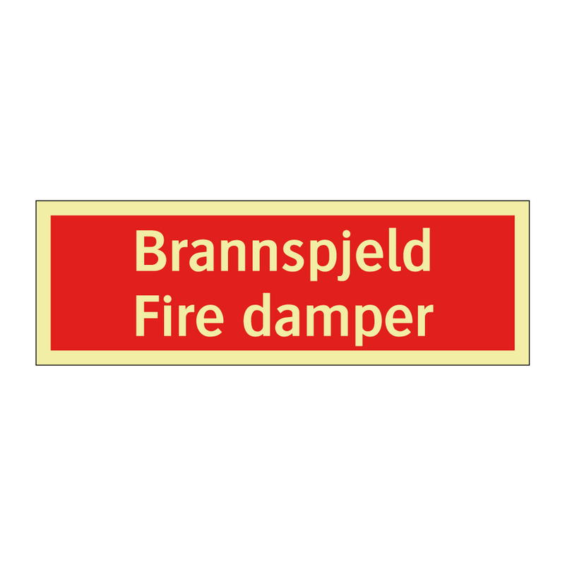 Brannspjeld Fire damper & Brannspjeld Fire damper & Brannspjeld Fire damper