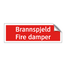 Brannspjeld Fire damper