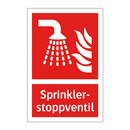 Sprinklerstoppventil