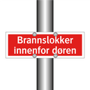 Brannslokker innenfor døren