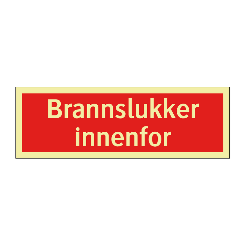 Brannslukker innenfor