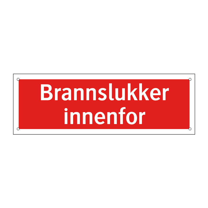 Brannslukker innenfor