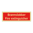 Fire extinguisher Brannslokker