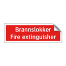 Fire extinguisher Brannslokker