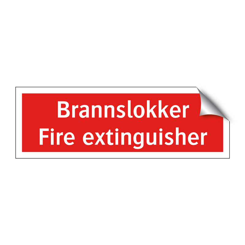 Fire extinguisher Brannslokker & Fire extinguisher Brannslokker & Fire extinguisher Brannslokker