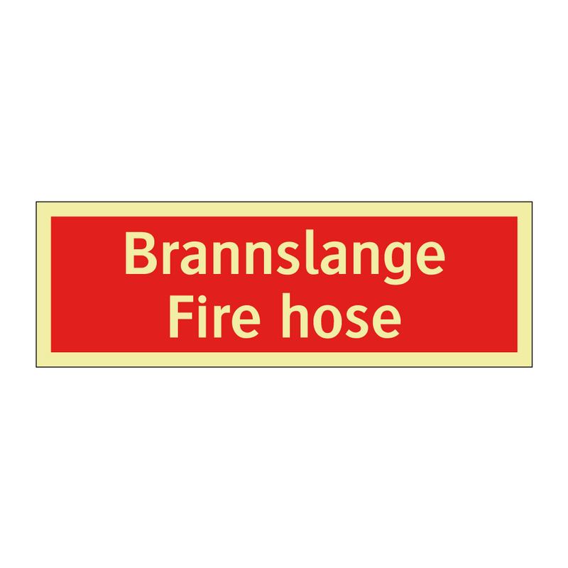 Fire hose Brannslange