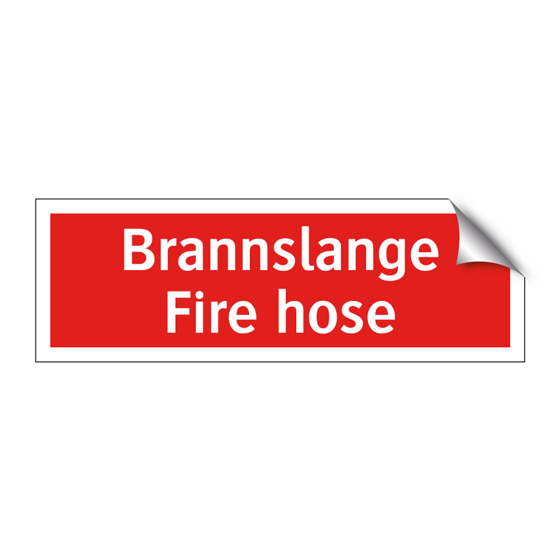 Fire hose Brannslange