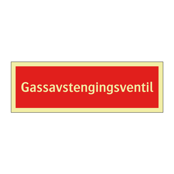 Gassavstengingsventil