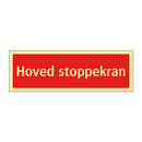 Hoved stoppekran