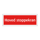 Hoved stoppekran