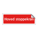 Hoved stoppekran