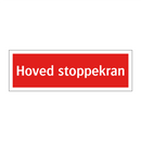 Hoved stoppekran