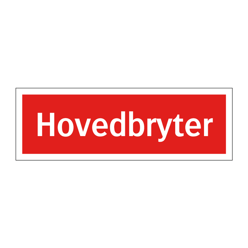 Hovedbryter & Hovedbryter & Hovedbryter & Hovedbryter & Hovedbryter & Hovedbryter & Hovedbryter