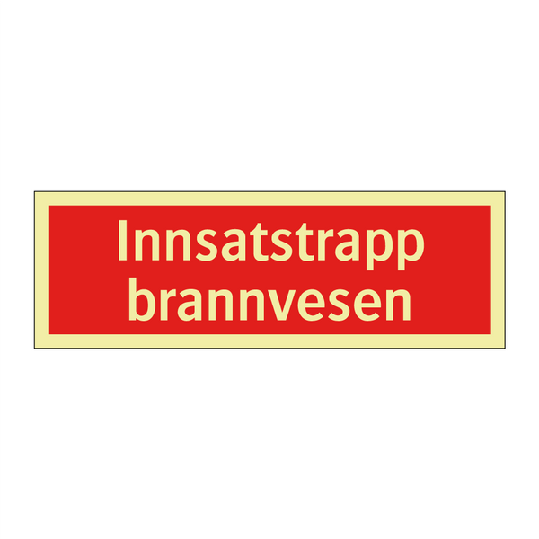 Innsatstrapp brannvesen