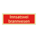 Innsatsvei brannvesen