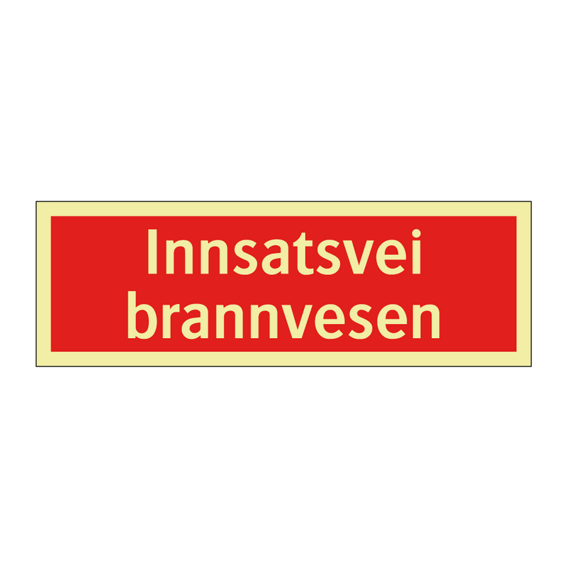 Innsatsvei brannvesen