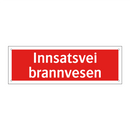 Innsatsvei brannvesen