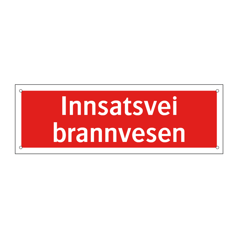 Innsatsvei brannvesen