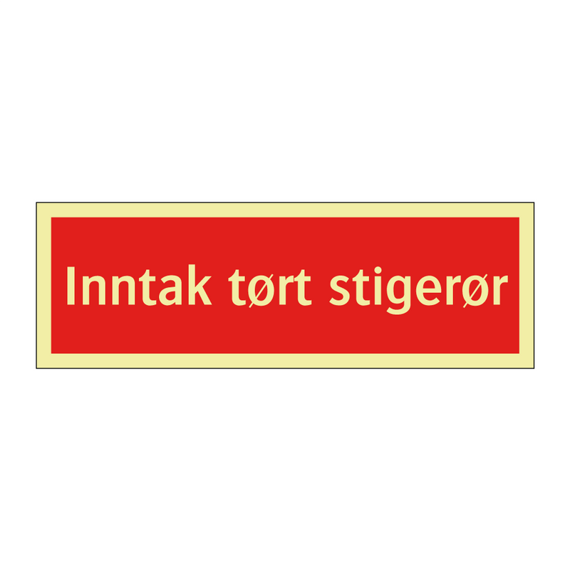 Inntak tørt stigerør
