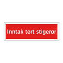 Inntak tørt stigerør
