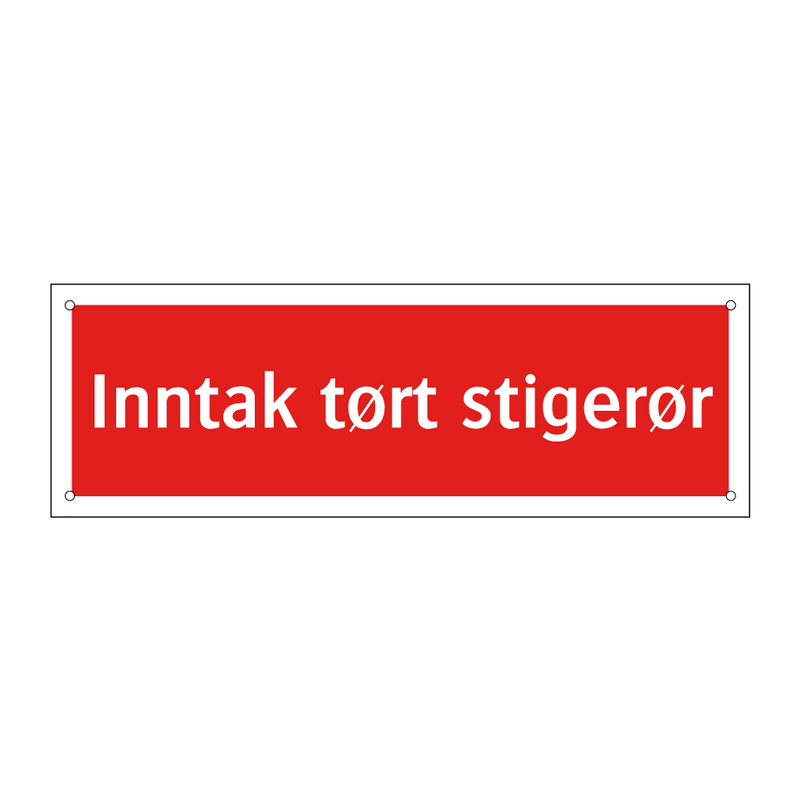 Inntak tørt stigerør