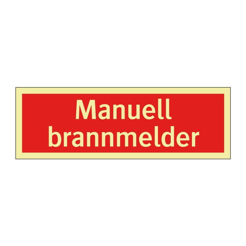 Manuell brannmelder