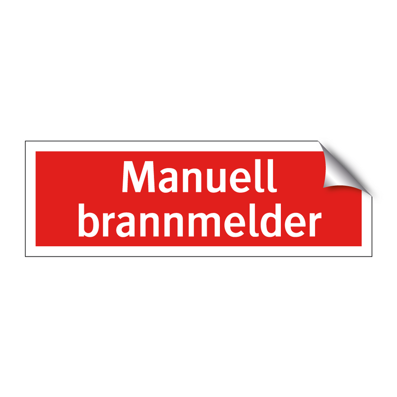 Manuell brannmelder