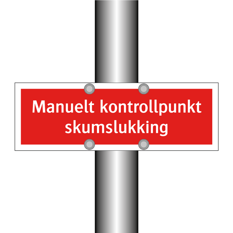Manuelt kontrollpunkt skumslukking & Manuelt kontrollpunkt skumslukking