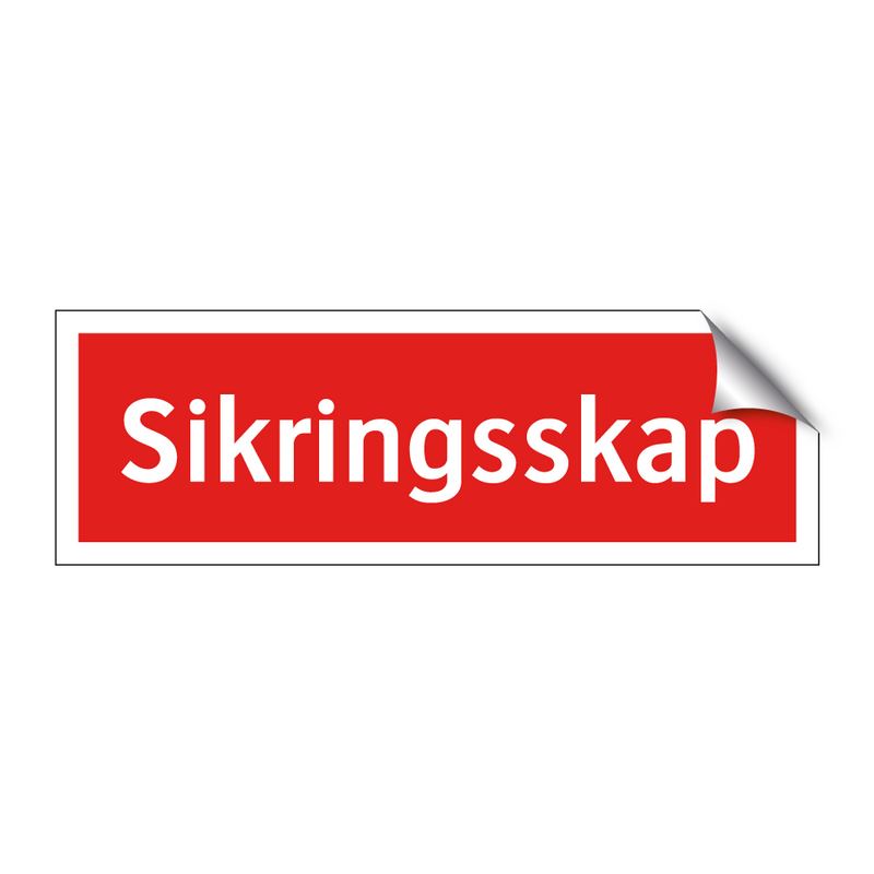 Sikringsskap & Sikringsskap & Sikringsskap & Sikringsskap & Sikringsskap & Sikringsskap