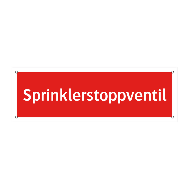 Sprinklerstoppventil & Sprinklerstoppventil & Sprinklerstoppventil & Sprinklerstoppventil