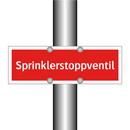 Sprinklerstoppventil