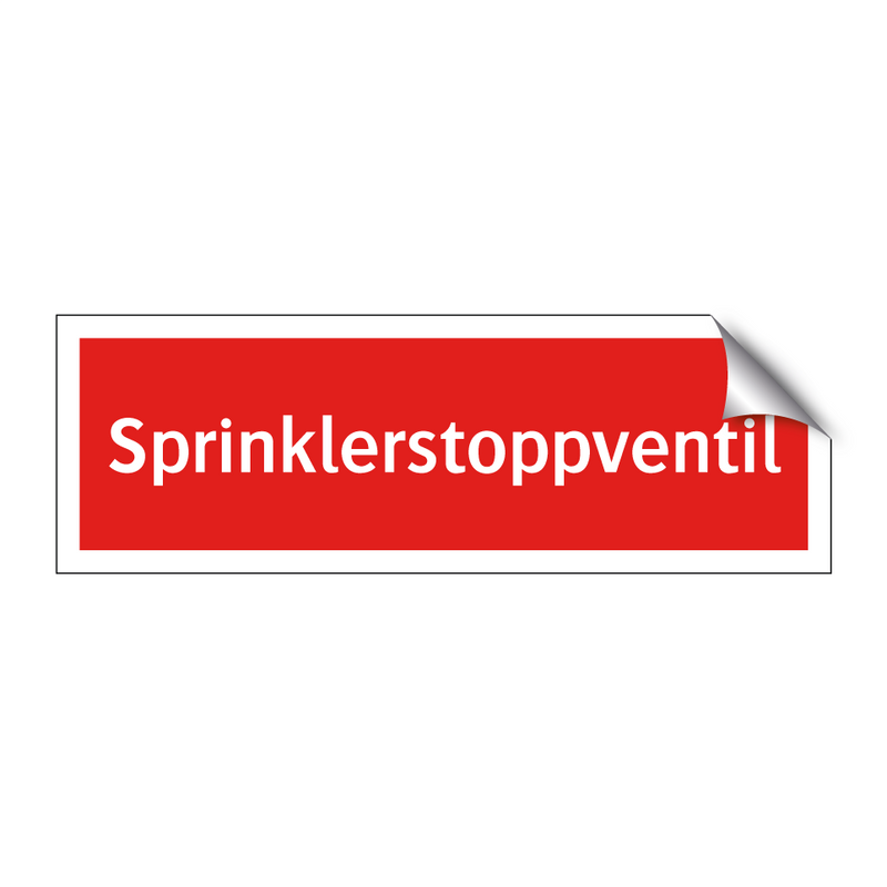 Sprinklerstoppventil & Sprinklerstoppventil & Sprinklerstoppventil & Sprinklerstoppventil